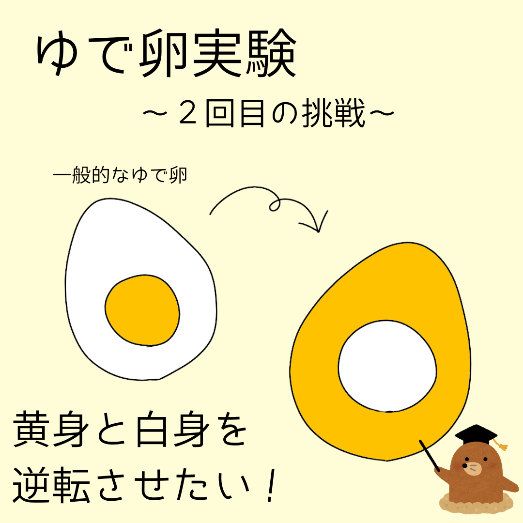 ゆで卵を作りました(^^)part2